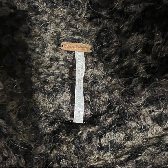 Free People She’s All That Brown Alpaca  Turtleneck Sweater - Picture 3 of 6